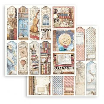 Stamperia, Vintage Library 8x8 Inch Paper Pack