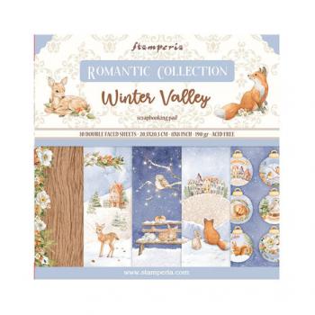 Stamperia, Winter Valley 8x8 Inch Paper Pack