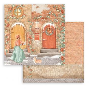 Stamperia, All Around Christmas 8x8 Inch Paper Pack