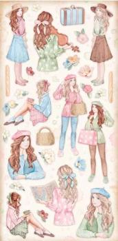 Stamperia, Collectables Oh la la 6x12 Inch Paper Pack