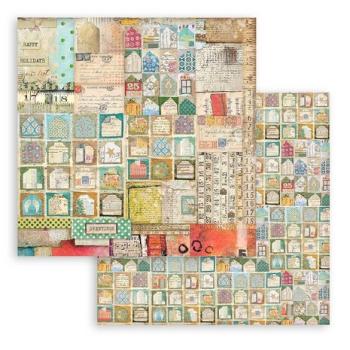 Stamperia, Christmas Patchwork 6x6 Inch Paper Pack