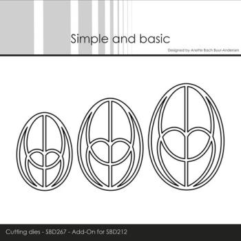 Simple and Basic, Easter Egg Cutting Dies