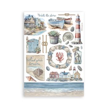 Stamperia, Silent Sea A5 Washi Pad