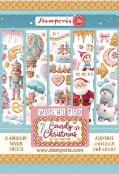 Stamperia, Candy Christmas A5 Washi Pad