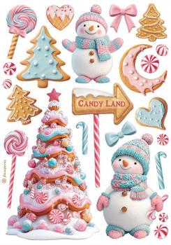 Stamperia, Candy Christmas A5 Washi Pad