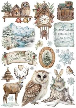 Stamperia, The Owl's House A5 Washi Pad
