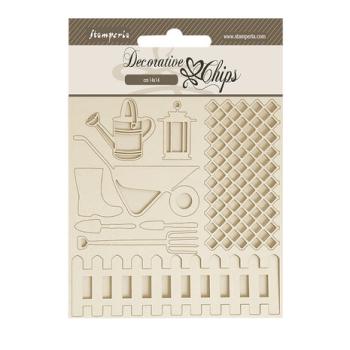 Stamperia, Garden Decorative Chips Tools