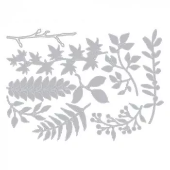 Sizzix • Thinlits Stanzschablone Gartengrün