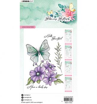 Studio Light • Stamp Anemone butterfly Blooming Butterfly nr.359