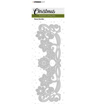 Studiolight • Die Christmas Snow border Essentials nr.247