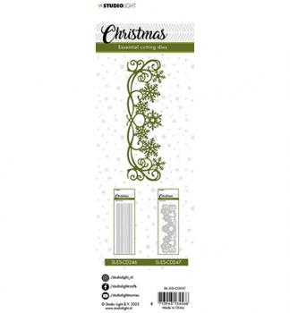 Studiolight • Die Christmas Snow border Essentials nr.247