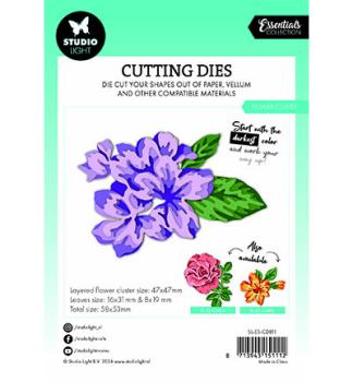 Studiolight • Layered Dies - Flower cluster Essentials nr.811