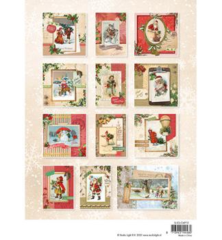 Studiolight • Card Making Pad Vintage Christmas Essentials nr.10