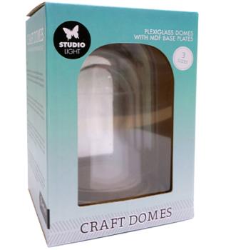Studiolight • Domes Plexiglas craft domes 3 sizes Essentials