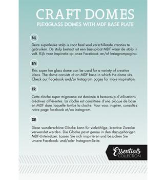 Studiolight • Domes Plexiglas craft domes 3 sizes Essentials