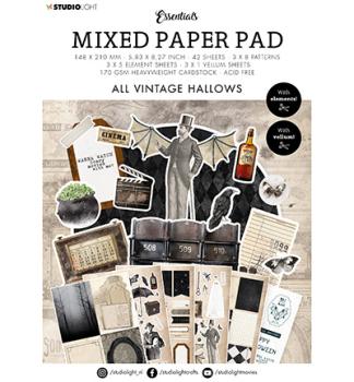 Studiolight • Mixed Paper Pad All vintage hallows Essentials nr.25