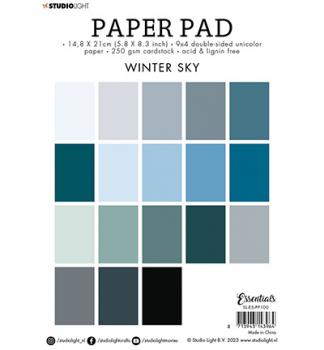 Studiolight • Paper Pad Winter Sky Essentials nr.100