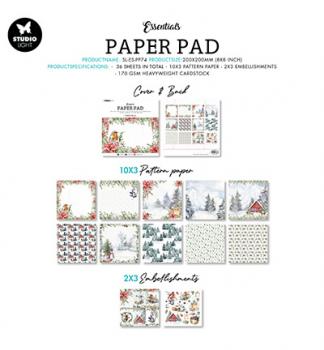 Studiolight, Paper Pad Christmas Essentials nr.74