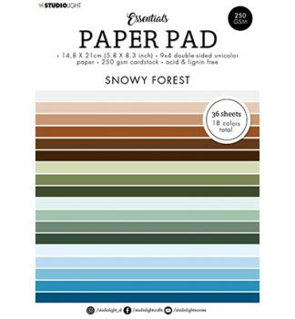 Studiolight • Paper Pad Snowy forest Essentials nr.98
