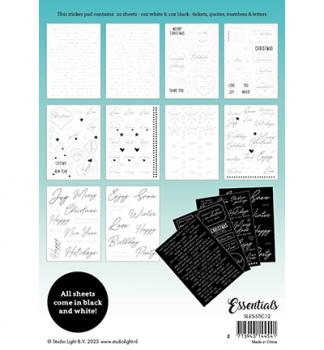 Studiolight • Sticker Pad Christmas & Everyday Essentials nr.12