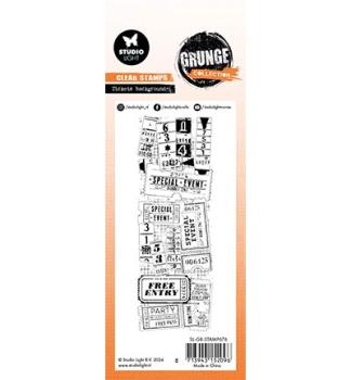 Studiolight • Stamp Tickets background Grunge Collection nr.676