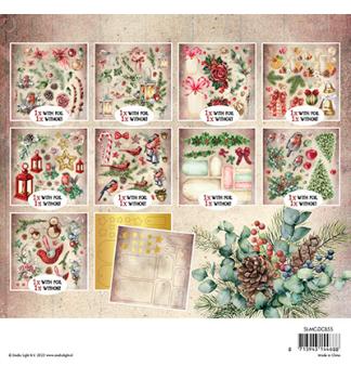 Studiolight • Die Cut Block Paper elements Magical Christmas nr.55