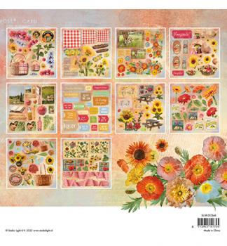 Studiolight, Die cut block Paper elements Sunflower Kisses nr.46