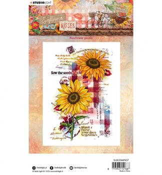 Studiolight, Stamp Sunflower picnic Sunflower Kisses nr.437