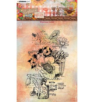 Studiolight, Stamp Wildflower basket Sunflower Kisses nr.438