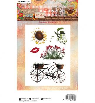 Studiolight, Stamp Sunflower Silhouette Sunflower Kisses nr.439