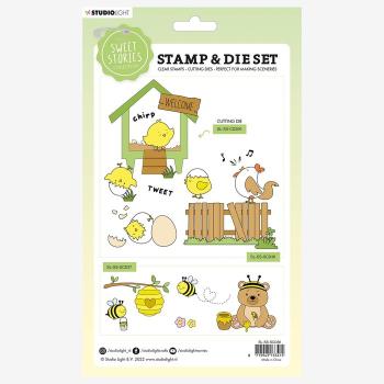 Studio Light • Sweet Stories Stempel & Stanzschablone Chicks and Eggs