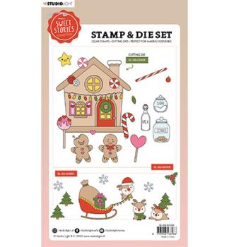 Studiolight • Stamp & Die Gingerbread Sweet Stories nr.50