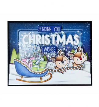 Studiolight, Stempel Quotes large Holly jolly Sweet Stories nr.294