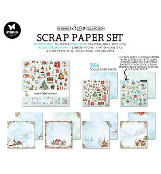 Studiolight • Paper Set Christmas Ultimate scrap collection nr.29