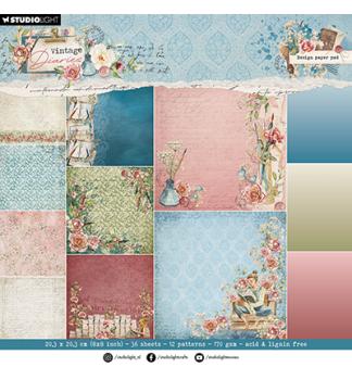 Studiolight • Paper Pad Backgroundpaper Vintage Diaries nr.177