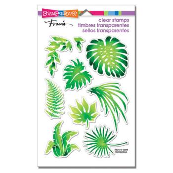 Stampendous, Jungle Greenery Perfectly Clear Stamps