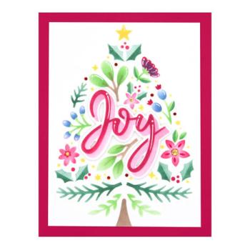 Spellbinders, Layered Joy Tree Stencils