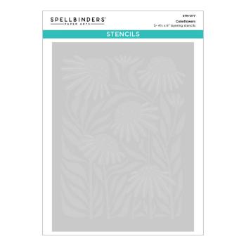 Spellbinders, Coneflower Layered Stencil