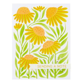 Spellbinders, Coneflower Layered Stencil