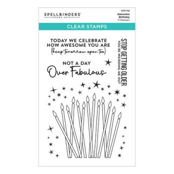 Spellbinders, Awesome Birthday Clear Stamp