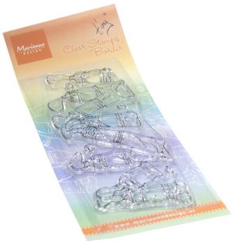 Marianne Design, Clear Stamps Tiny's Borders Paint Tubes
