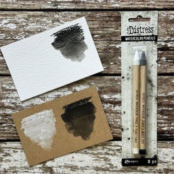 Ranger • Tim Holtz Distress Watercolor Pencils Picket Fence & Black Soot
