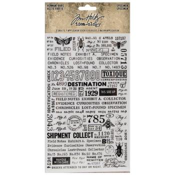 Idea-ology, Tim Holtz Specimen Remnant Rubs