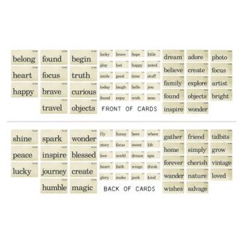 Idea-ology, Tim Holtz Flashcards