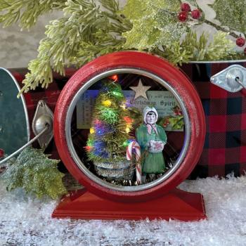 Idea-ology, Tim Holtz Curio Clock Christmas