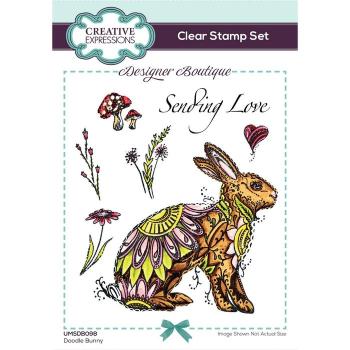 Creative Expressions • Designer Boutique Clear Stamp Set Doodle Bunny