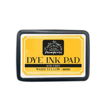 Stamperia, Create Happiness Dye Ink Pad Warm yellow