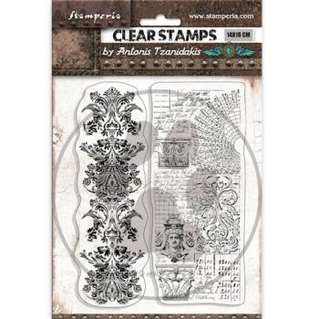 Stamperia, Sir Vagabond in Fantasy World Clear Stamps 2 Borders