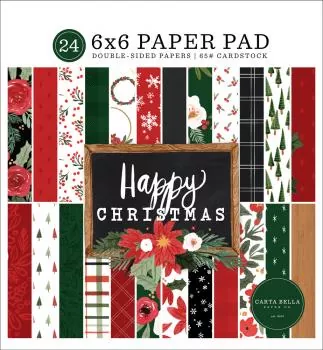 Carta Bella Happy Christmas 6x6 Inch Paper Pad
