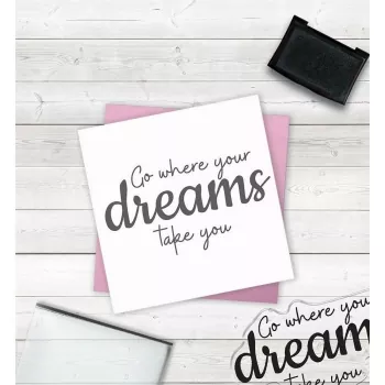 Crafter's Companion Clear Acrylic Stamp - Dreams